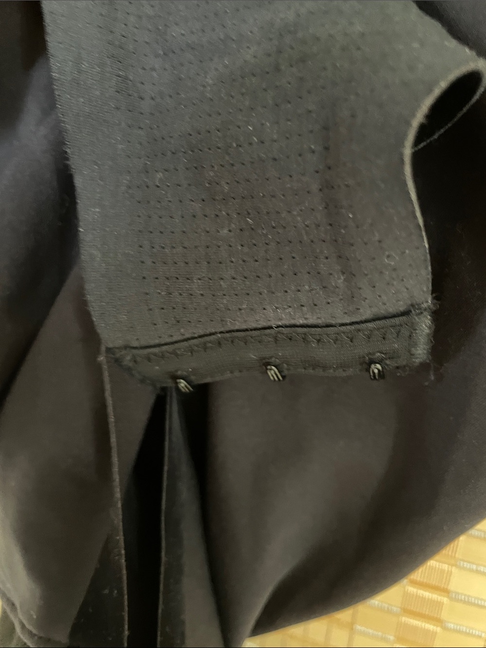 Ashley Graham x Knix Black One-Piece Deep V-Neck Mesh Bodysuit - Picture 12 of 12